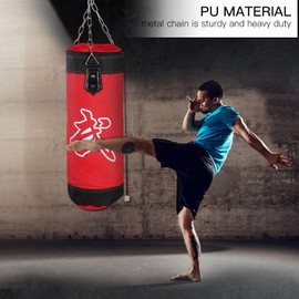 Sports Punching Bag, Adult Unfilled Training Sandbag, Heavy Hanging Boxing Bags for Kickboxing Fitness Punching Bag, Inflatable Boxing Punching Bags, Idea for Relax Pressure Fitness(#1)