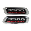 2pack New 3500 Heavy Duty Emblems Left Right Side 3D