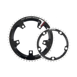 FSA Unisex's Pro 2x11 Road Chainring, Black, Size 110 x 34T