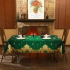 Rtteri Eid Mubarak Tablecloths 60 x 84 Inches Ramadan Mubarak