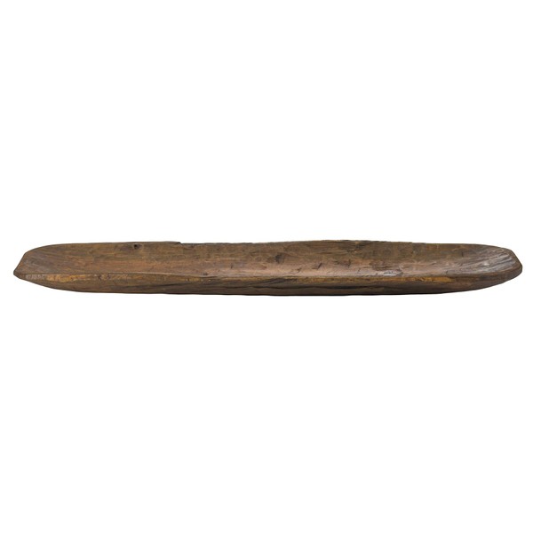 Luxury Living Hand Carved Rustic Solid Wood Jumbo Decorative Bowl