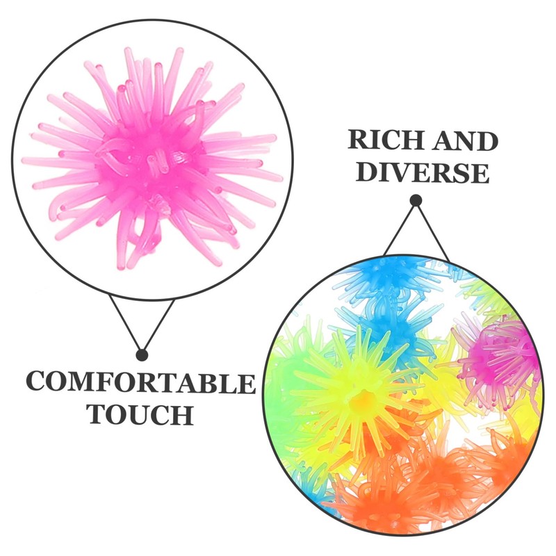 KONTONTY 50pcs Sticky Wall Crawling Stretchy TPR Props for Parties
