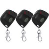 Kingdder 3 Pieces Gate Opener Remote Compatible with Multicode 300mhz