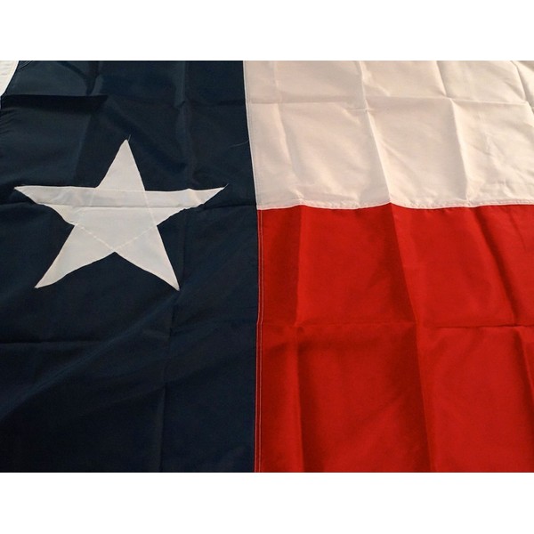 3x5 Texas TX State 200D Nylon with Appliqued Star and Sewn Components Flag 3'x5' Banner