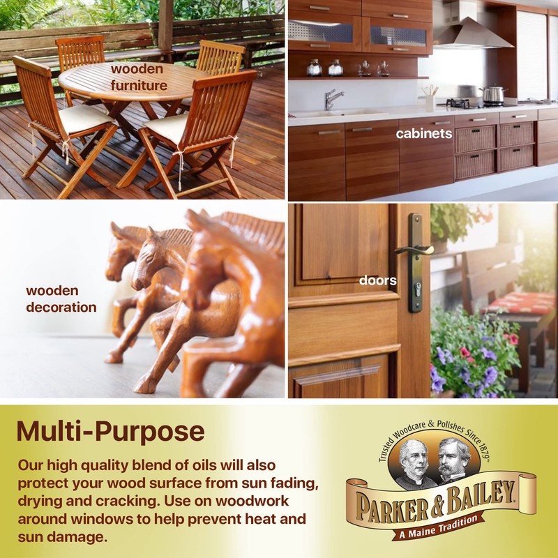 PARKER & BAILEY LEMON OIL POLISH - Natural Lemon Scented