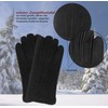 Harrys-Collection HC Unisex Real Lambskin Gloves, Colours: Black, Size XXL
