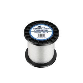 BLUEWING Monofilament Fishing Line Clear Invisible Thin Diameter Fishing String Mono Fishing Line, Dia.0.9mm*500YD*100LB