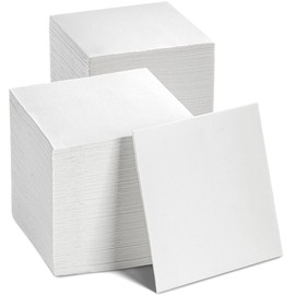 Servilletas desechables para cóctel, 200 unidades, 25.4 x 25.4 cm, 2 capas acolchadas con sensación de lino, servilletas desechables para bar, cafetería, fiesta o evento.
