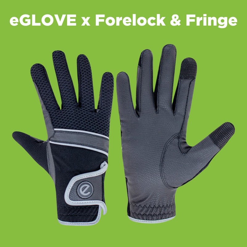 eGlove - eQUEST GripPro X-LITE Horse Riding Gloves - Lightweight,
