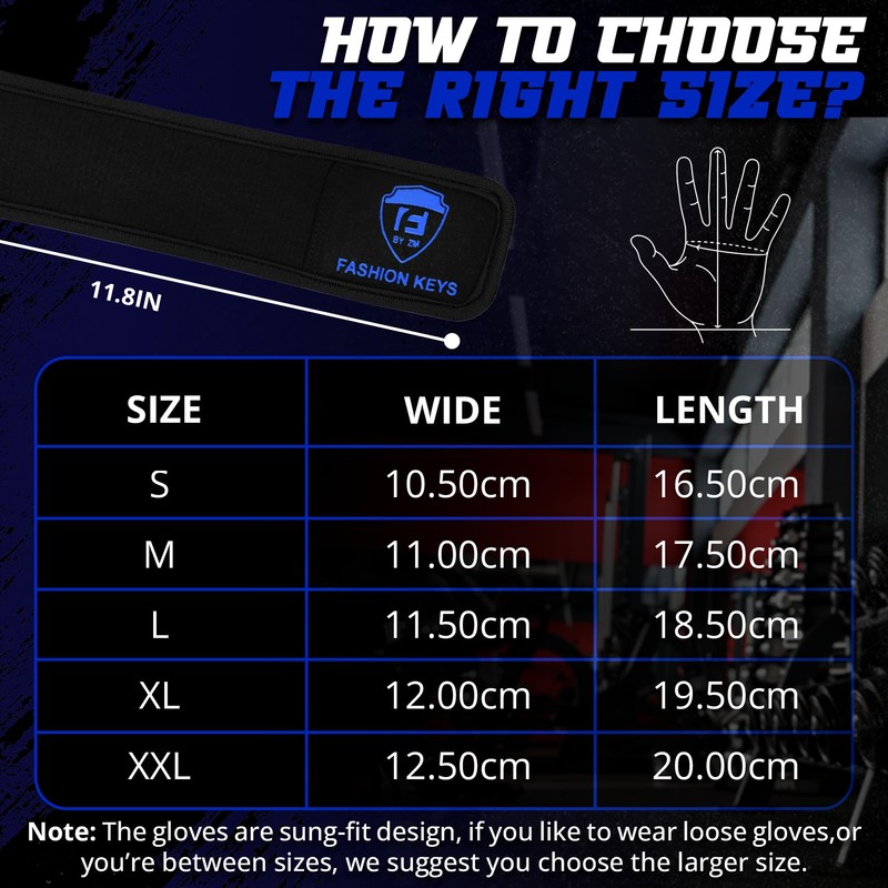 FK by ZM Gym Workout Gloves for Men & Women