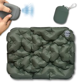 Flitzer Air Mat, Folding Mat, Cushion, Air Cushion, Camping, Outdoors, Compact, Leisure Seat, Lightweight, Flower Viewing, Sports Events, Sports Events, Waterproof, Includes Integrated Air Pump, 2.0