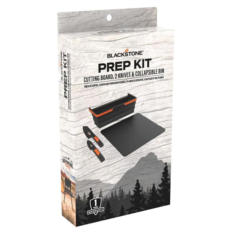 Blackstone Adventure Ready Prep Kit with Cutting Board, Knives &