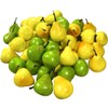 30pcs Artificial Mini Pears, Mini Artificial Yellow Pears Lifelike Green