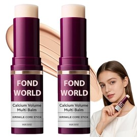 3pcs Bálsamo Multi-Volumen con Calcio y Colágeno,Barra De Cuidado De Ojos,Barra Hidratante Antiarrugas para Ojos,Extracto de Elastina para Piel Firme 
