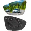 ROWORKX Driver Side Heated Mirror Glass Compatible with 2009-2016 Volkswagen