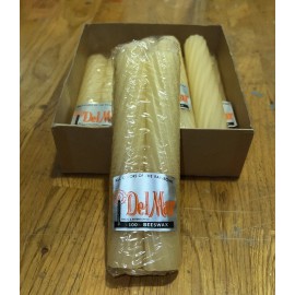 Del Mar 1 Pair 6” Del Mar 100% Pure Beeswax Candles Standard 7/8” Ivory (white)