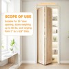LANMIERT Bifold Door Hardware with Track, 30-Inch Bi-fold Closet Door