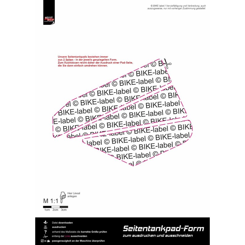 Tankpad Side Tank Pad Carbon Splatter Orange Compatible with KTM