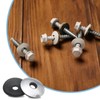 sourcing map 200Pcs 7/32" x 3/4" Sealing Washers, Zinc-Plated Carbon