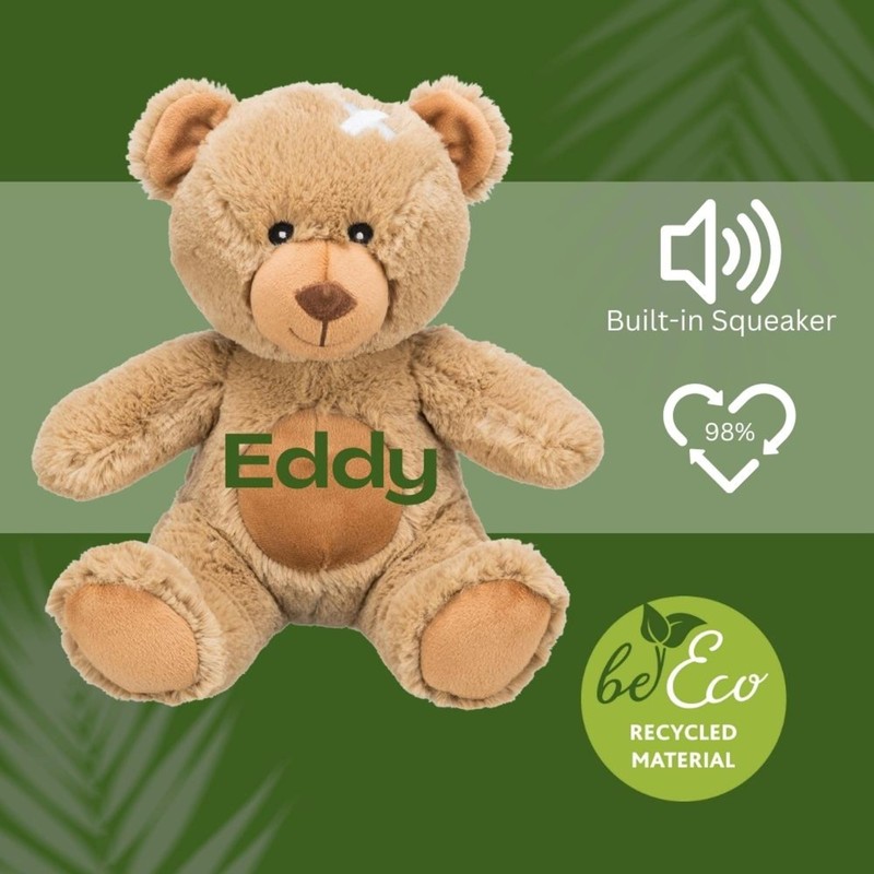 TRIXIE Be Eco Teddy Eddy Plush Recycled 23 cm 34882