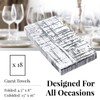 Silver Spoons Elegant Disposable Dinnerware - Arctic Collection, Guest Towels,