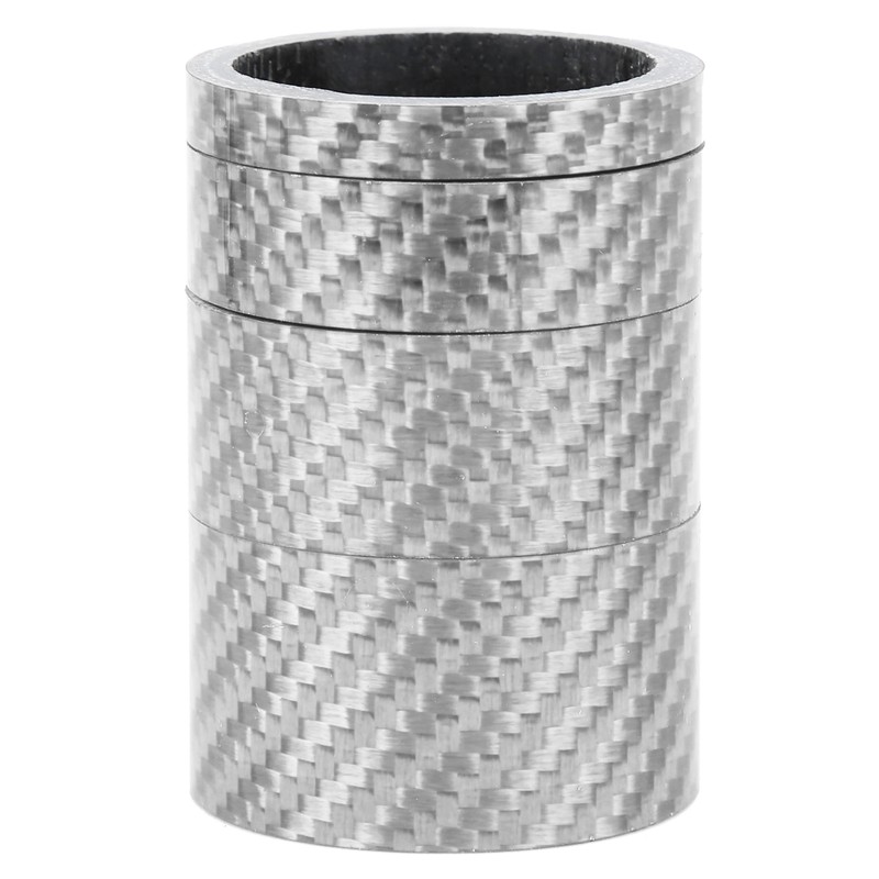 2 Set Carbon Fiber 5/10/15/20mm Bicycle Headset Front Fork Spacer