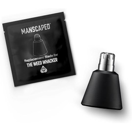 MANSCAPED® The Weed Whacker® Replacement Blade Cartridge for Electric Nose and Ear Hair Trimmer, Hygienic Twist-On Replaceable Clipper Blades, Sharp Dual Rotary Blade for Precision Cutting, 1 Pack