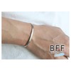 BFF Brand Bangle, Gold, 18K GP Gold, Gold Maile Scroll