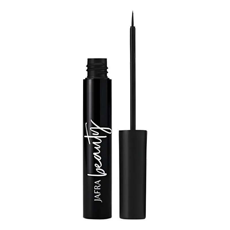 Delineador Liquido Para Ojos Jafra Tono Black Negro Mate
