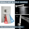 Aolemi Shower Faucet Set Rain Shower System with Handheld Spray