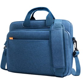 JETech 15 15.6 16 Inch Laptop Bag Case, Waterproof Computer Sleeve Cover Compatible with MacBook Air/Pro 15/16, Surface Book 3/2 15, Dell Inspiron 15.6, HP Pavilion 15.6 (Deep Navy)