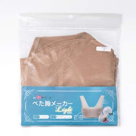 Peta Breast Maker Light [Breast-crushing Nave Shirt, Men's Clothing, Cosplay, Japanese Clothing, Yukata, Bra Type], beige
