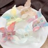 FASELE バンスクリップ ヘアクリップ カジュアル スタイリッシュ 変色蝶 森ガール エレガント ヘアアクセサリー 髪留め