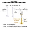 QWALIT Ear Piercing Gun Kit Earring Gun Piercing Kit Earring