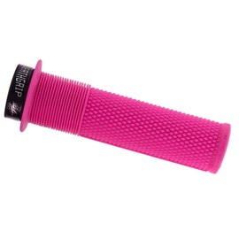 Dmr Deathgrip MTB Mountain Bike Cycle handle bar grips Pink Flanged Lock on Thin Soft