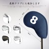 11 Pcs Golf Iron Covers Magnetic Closure Golf Head Covers