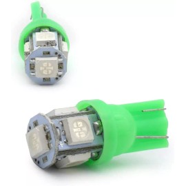 Unbranded 10 pcs 194 168 High quality  5050 SMD High power LED SMD Super Green Bright led