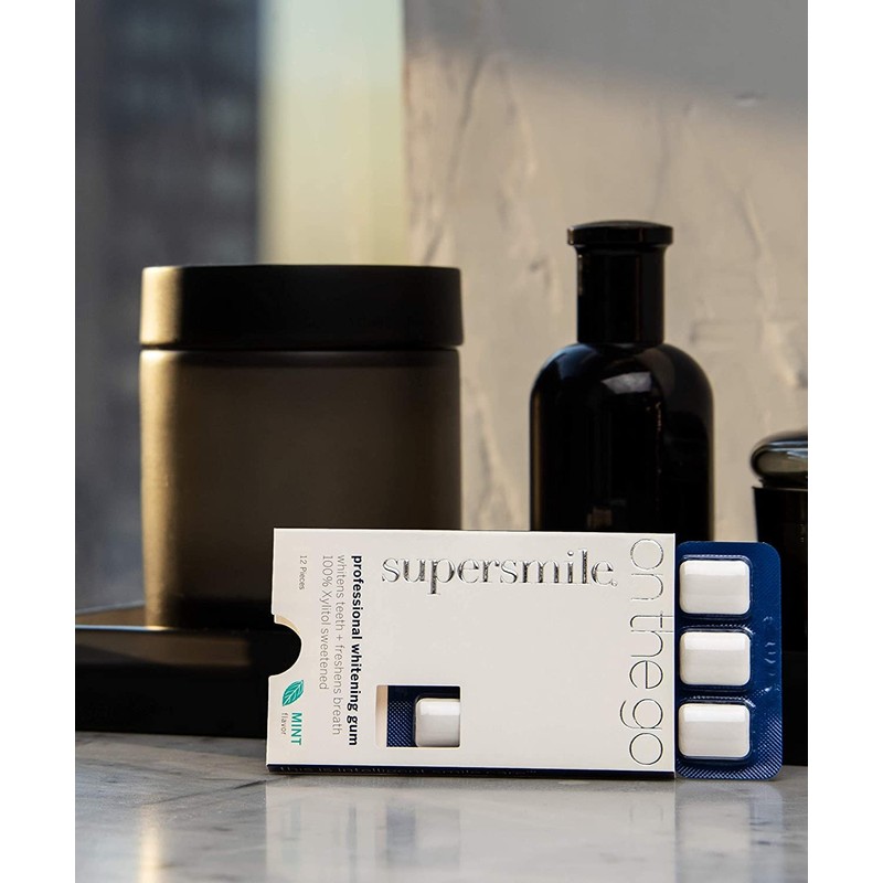 Supersmile Professional Whitening Gum, 12 Count