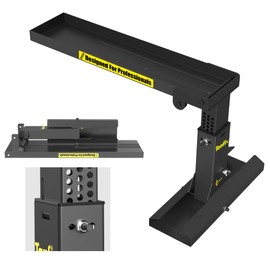 Tanfix Foldable | Heavy-Duty Ladder Extender Pro, High Strength Steel Material Design Ladder Extension Pro for Stairs w/Non-Slip Mat, 11.4-18" Adjustable Height, Applicable Ladder Feet Spacing 25"