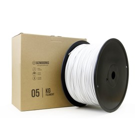 Gizmo Dorks HIPS Filament for 3D Printers 3mm (2.85mm) 5kg, White