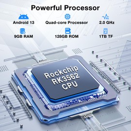 DOOGEE U10 Tablet 10.1 Inches, WiFi 6 Android Tablet 13, 9GB RAM + 128GB ROM, 1280 x 800 IPS Tablet PC, TÜV TÜV Rheinland, 5060mAh, Face ID, OTG, Bluetooth 5.0, 8MP + 5MP, Grey