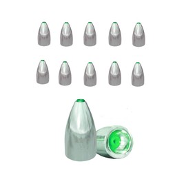 TOASIS Fishing Steel Weights Rubber-core Sinkers (20g/0.7_Oz-10pcs)