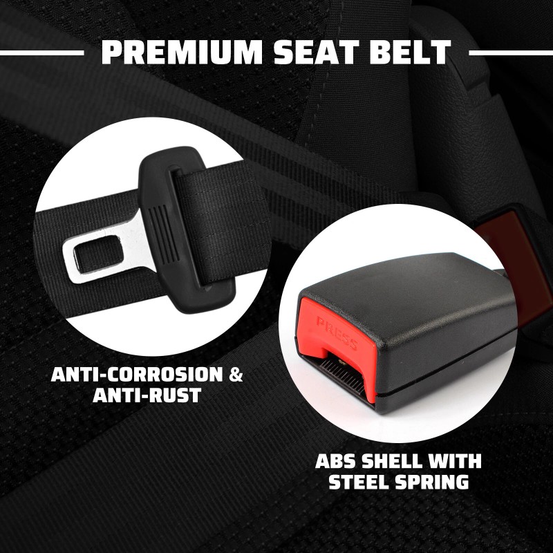 MGT 3.6M 3 Point Retractable Adjustable Car Seat Belt For