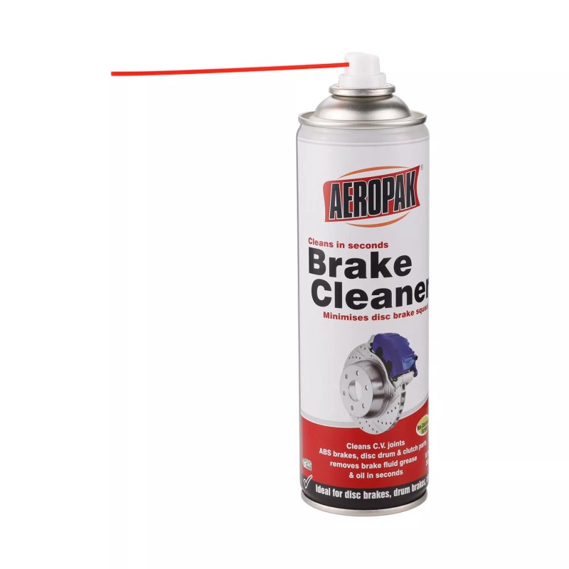 Aeropak Brake Cleaner - removal of brake fluid and oil