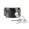 NAKANEKO 4 Pack Puck Lock Padlock Without Keyed Alike Hidden