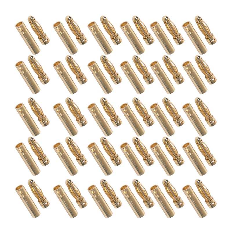 30 Pairs Battery Connector Plug Gold Plated for RC Lithium