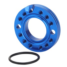 WOOSTAR Carburetor Intake Spinner Plate Adapter with Seals Replacement for 4 Stroke 50cc 70cc 90cc 110cc 125cc Sunl Taotao NST Roketa ATV Monkey Dax Quad Pit Dirt Bike Blue