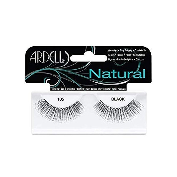Ardell - Natural Lashes 105 (Black) (3 Pack)