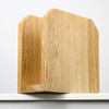 Farmhouse Napkin Holder, Solid Rubberwood Vertical Stand, Sturdy Kitchen &