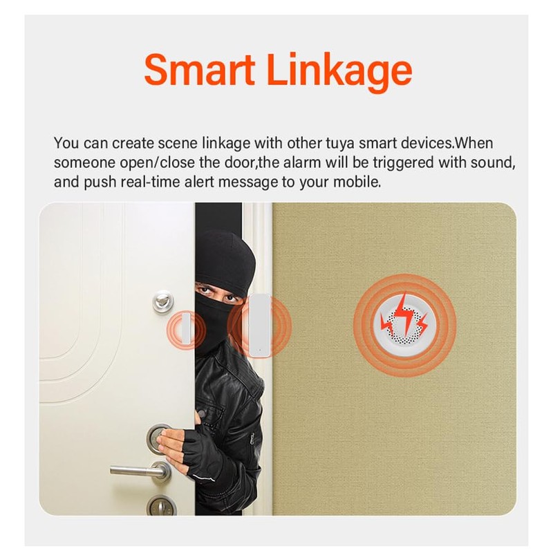 UanTii Tuya Smart Siren Alarm 100dB Loud Speaker WiFi Siren